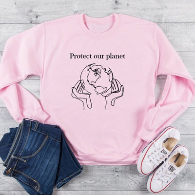 "Protect Our Planet" - Eco Sweatshirt