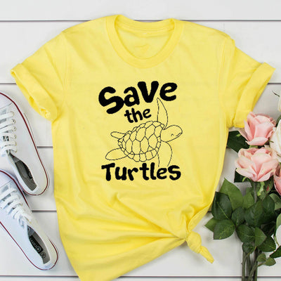 "Save The Turtles" - Eco Tee