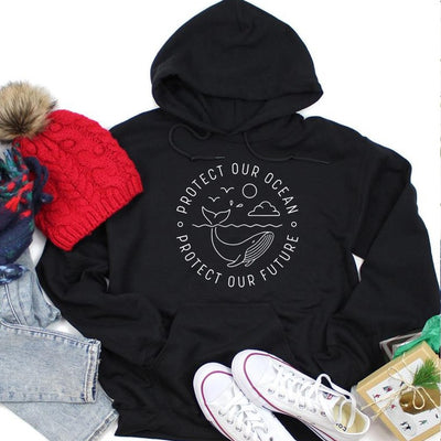 "Protect Our Ocean, Protect Our Future" - Eco Hoodie