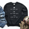 "Help More Bees, Clean The Seas" - Eco Sweatshirt