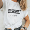 "Keep Our Ocean Blue, Our Animals Safe" - Eco Tee