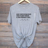 "Keep Our Ocean Blue, Our Animals Safe" - Eco Tee