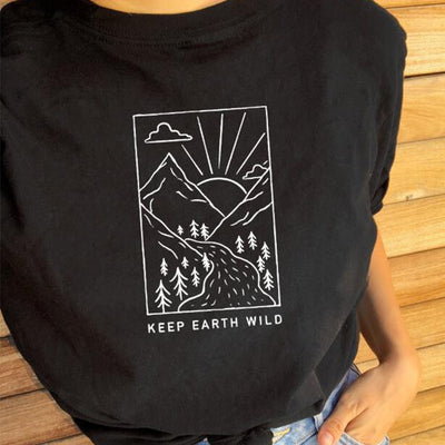 "Keep Earth Wild" - Eco Tee