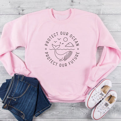 "Protect Our Ocean, Protect Our Future" - Eco Sweatshirt