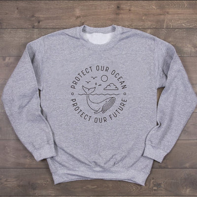 "Protect Our Ocean, Protect Our Future" - Eco Sweatshirt
