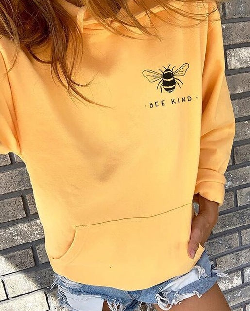 "Bee Kind" - Eco Hoodie